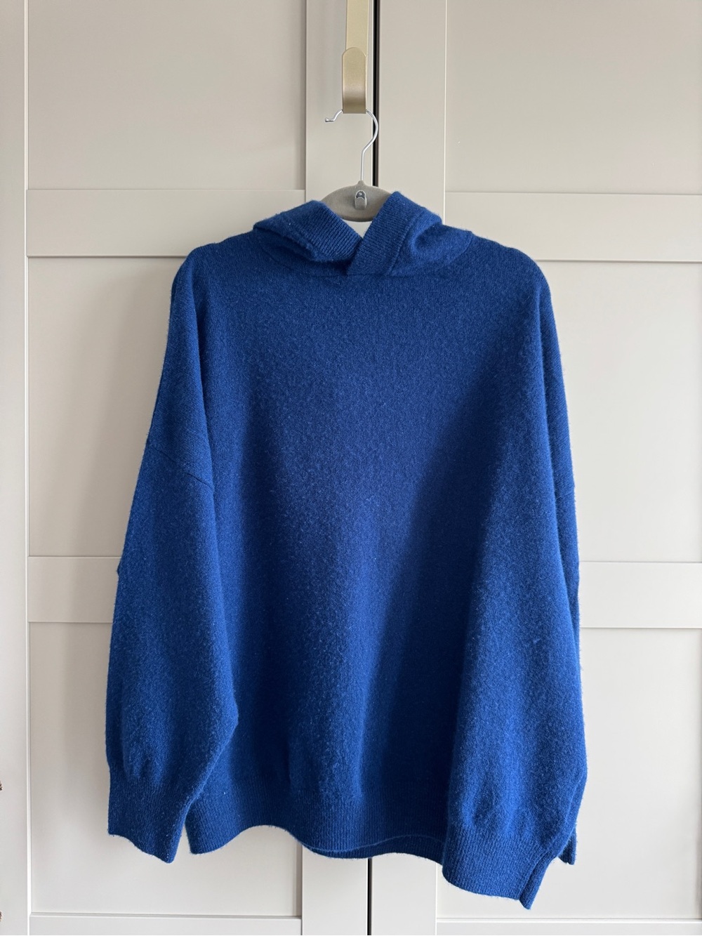 Women’s COLORUSH Cashmere Hoodie in Royal Blue Size Large Belgium